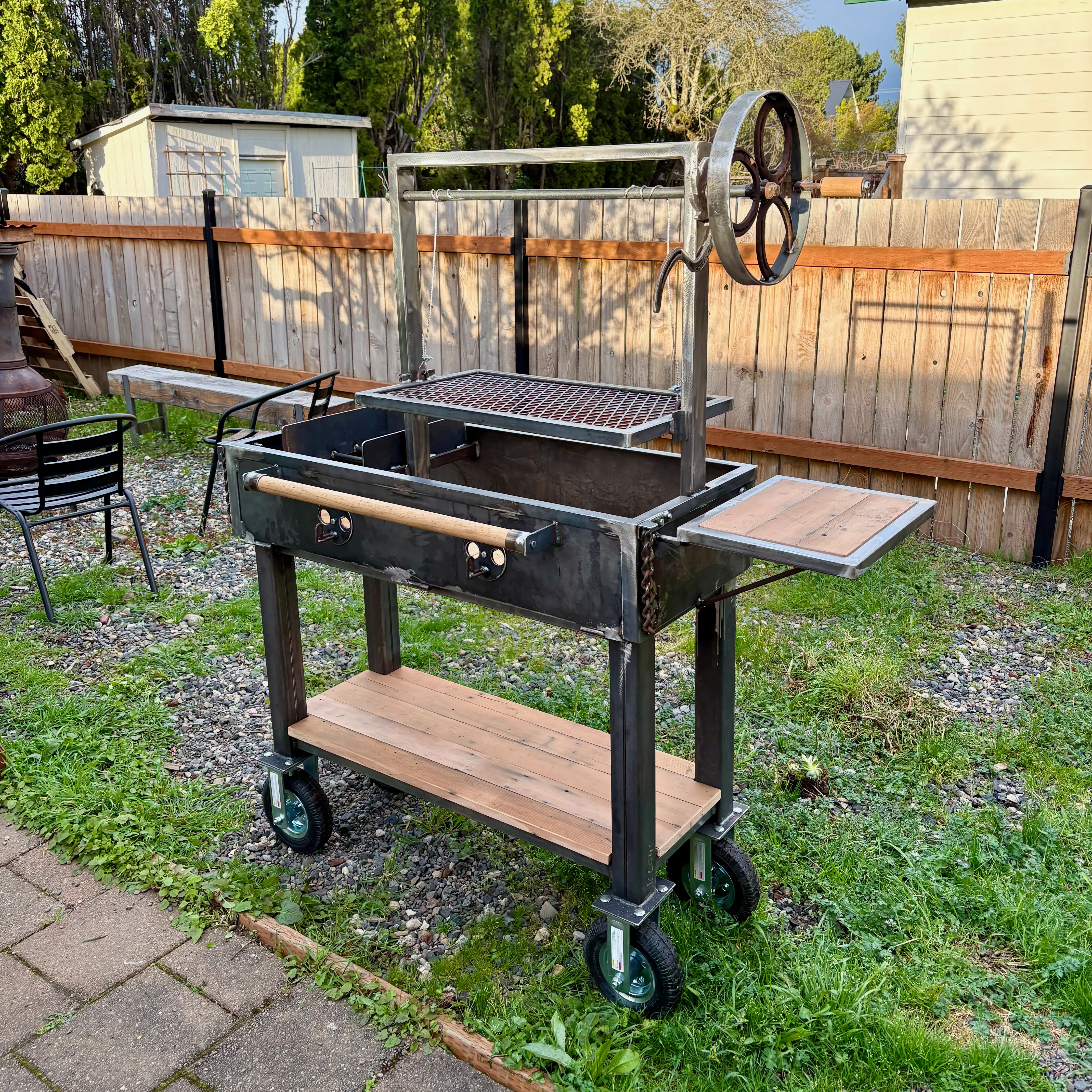 Custom fabricated grill